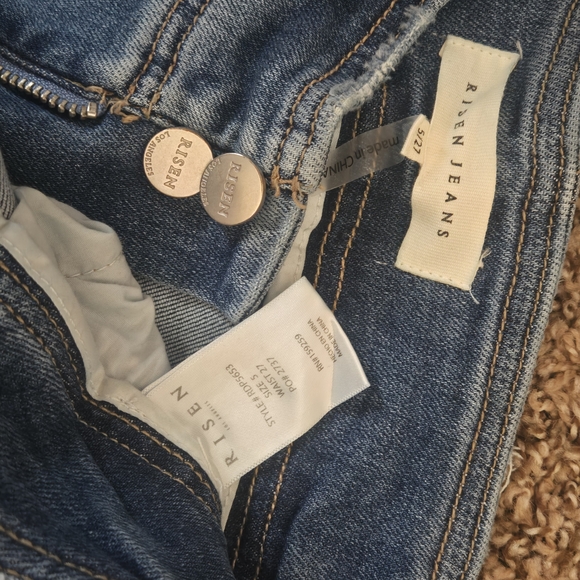 Risen Denim Wide Leg/Kick Flare Women's Jeans - Picture 2 of 3